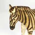 ジンバブエ木彫動物 シマウマ 大