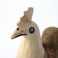 ケニアの木の鳥 ニワトリ 中 ナチュラル