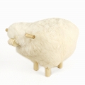 ふわふわヒツジ椅子 中 45CM 白