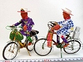 マダガスカル人形自転車