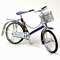 ブリキ自転車ママチャリ