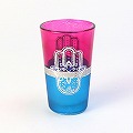 モロッコプリントグラス 78 シルバー ピンクxサックス