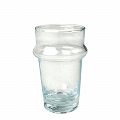 モロッコリサイクル無地グラス(クリア)1個売り　ミニ