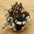 【SALE】ケナナニッターズ ウール動物オーナメントヘッド シマウマ @1300→500円