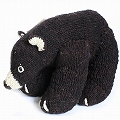 ケナナKENANAKNITTERSウール動物特大クマ黒