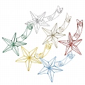 【SALE】ワイヤーオーナメント　#流れ星 @1200→576円