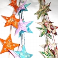 【SALE】張子モビール 星　ミント