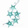 【SALE】張子モビール 星　ミント