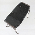 ブリキスツール TABOURET TOLE　黒【送料別】