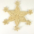サイザルマット 結晶 星六花 25SS一点物 @7500→6000円