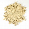 サイザルマット 結晶 八花 25SS一点物 @7500→6000円
