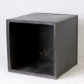 黒鉄カラーボックス  E  1段 幅35cm正方形　送料別