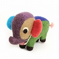 マトマイニ フェルト動物 S マルチカラー ゾウ