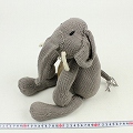 ケナナKENANA KNITTERS オーガニックコットンおすわり動物 中 ゾウ