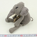 ケナナKENANAKNITTERSオーガニックコットンおすわり動物小ゾウ