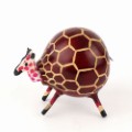 ひょうたん首振り動物 中 キリン