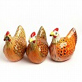 ペーパーマッシュ ニワトリ 大 25-30CM _08 一点物