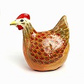 ペーパーマッシュ ニワトリ 大 25-30CM _07 一点物