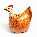 ペーパーマッシュ ニワトリ 大 25-30CM _08 一点物