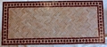 【SALE】モザイクテーブル 120x50xH75 CHEV 送料別 @75000→37500円