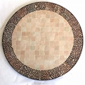 【SALE】モザイクテーブル 径60 MT LEOPARD 送料別 @43000→21500円