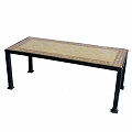 【SALE】モザイクテーブル 鉄脚ロー 90x40樹脂はめ込送料別 @55000→27500円
