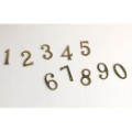 真鍮数字プレート 2