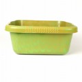 セネガルプラスチック 洗面器 四角 30CM 2205