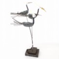 セネガル リサイクル鳥オブジェ ASSAN DEME  3羽 H70CM 01 一点もの