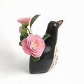 ムコノビエンタロ陶器 鳥 シャコ 花瓶