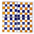CARO ポルトガルアンティーク風タイル 10x10 薄 04