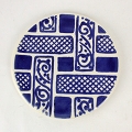 チュニジア手描き 鍋敷き 径20 02