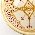 スラマ陶器 手描きボウル D15 イエロー