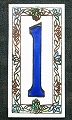 数字タイル 1  15x8 厚さ0.5