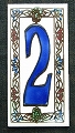 数字タイル 2  15x8 厚さ0.5