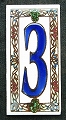 数字タイル 3  15x8 厚さ0.5
