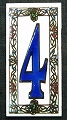 数字タイル 4  15x8 厚さ0.5