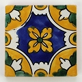 LA MAISON チュニジア手描きタイル 10x10 厚 25  BASRA