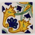 LA MAISON チュニジア手描きタイル 10x10 厚 31  HALIMA