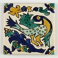 CARO チュニジア手描きタイル 10x10 薄 51