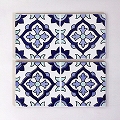 チュニジアプリントタイル10×20 SIDI AJMI