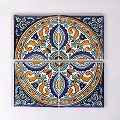 チュニジアプリントタイル10×20 SIDI MANSOUR