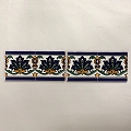 チュニジアプリントタイル 10x20 端ABDALLAH