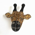 ジンバブエ ビーズアニマル ウォールデコ キリン