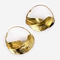 フラニ金ピアス　6CM