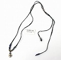 エチオピアクロスローマンビーズ革紐ネックレス(YN16001-80)