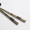 トゥアレグニッケルピアス 棒型 ボーダー