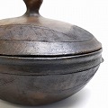 ガーナ ボルガ陶器 蓋つきボウル皿